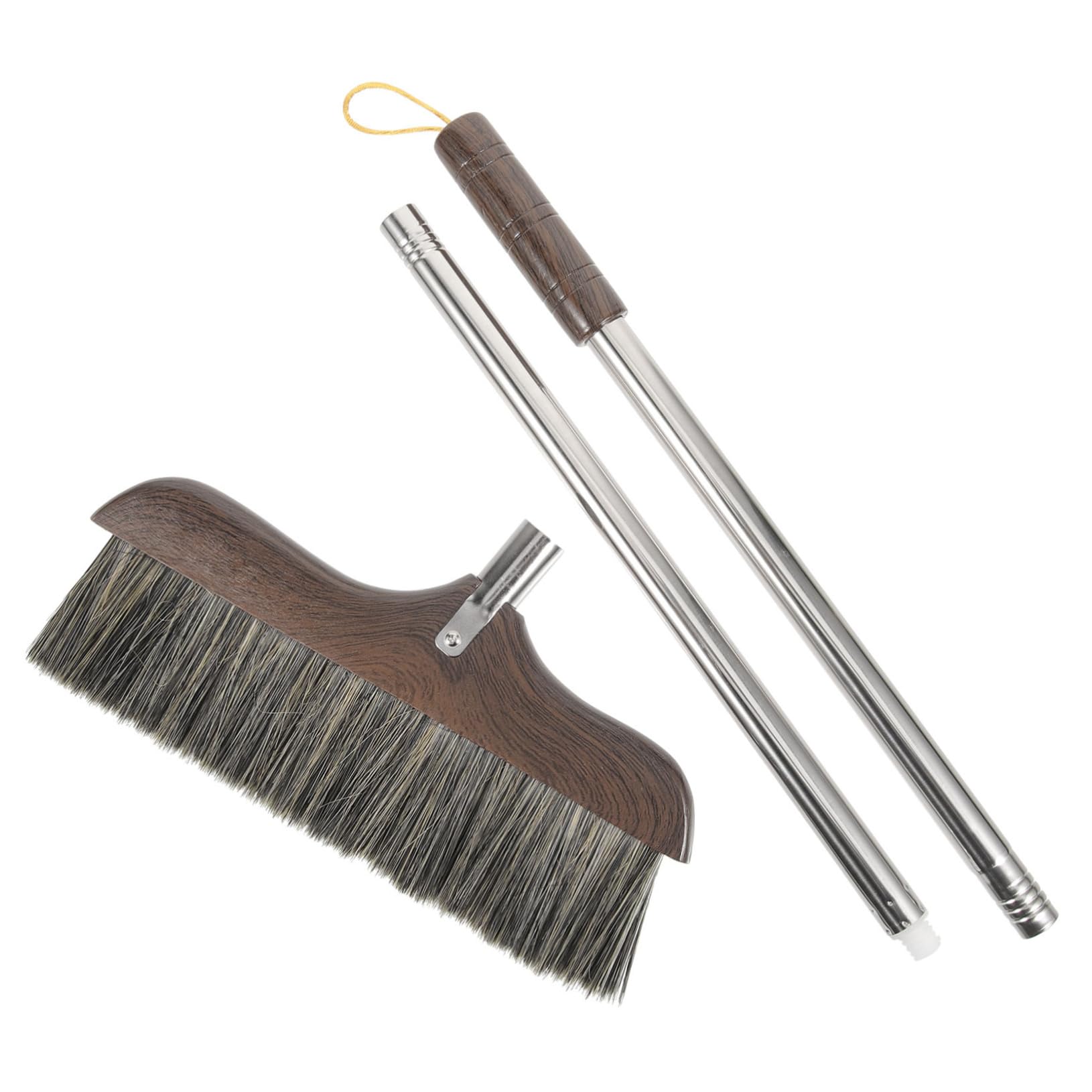 Beavorty Electric Broom Home Broom Soft Bristle Broom Floor Wiper Chinese Brooms Office Garbage Cleaner Push Broom Outdoor Household Cleaning Dusting Brush Hair Cleaning Broom Plastic