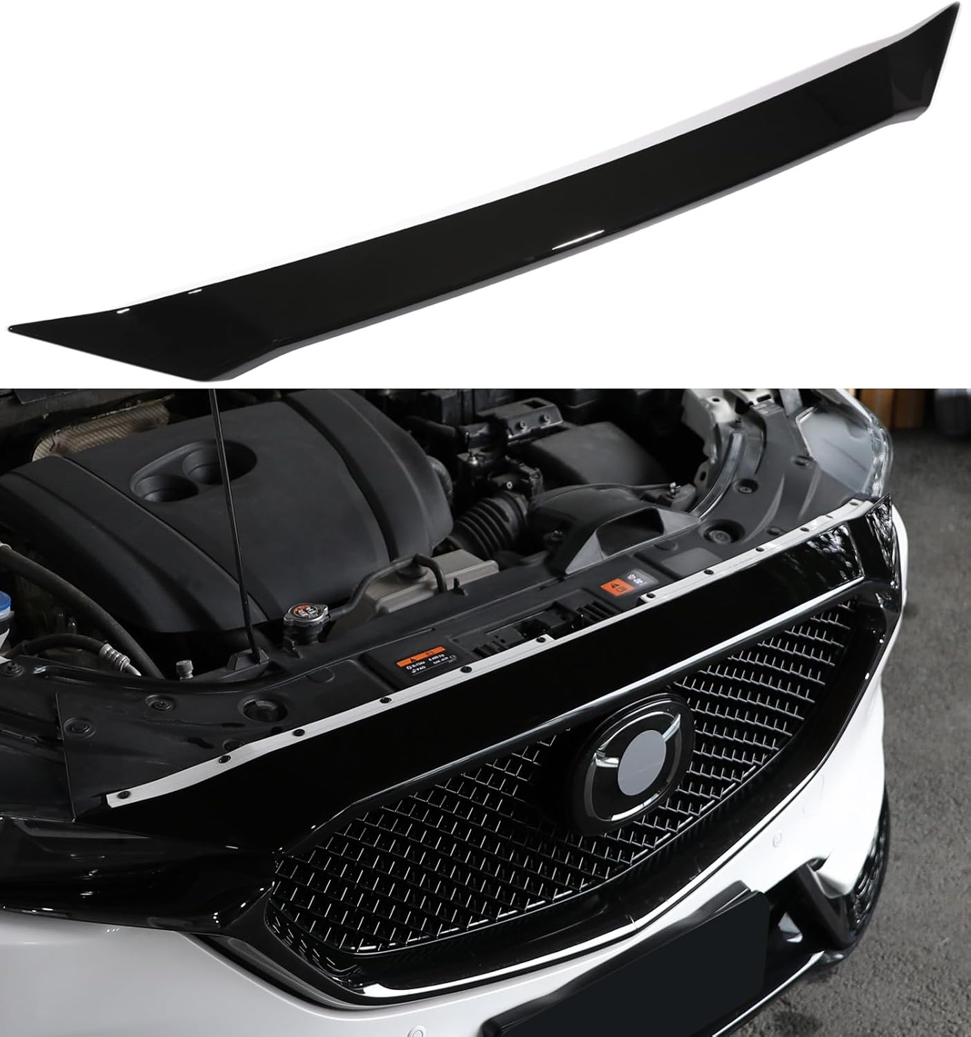 Birbenben Fit for Mazda CX5 20172025 Accessories, Glossy Black Hood