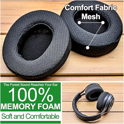 Miniatura 7 de Almohadillas de repuesto compatibles con auriculares LS35X LS50X LS31 LS41 de LTYIVABHTTW I mejoraron la durabilidad y el sonido (malla transpirable)