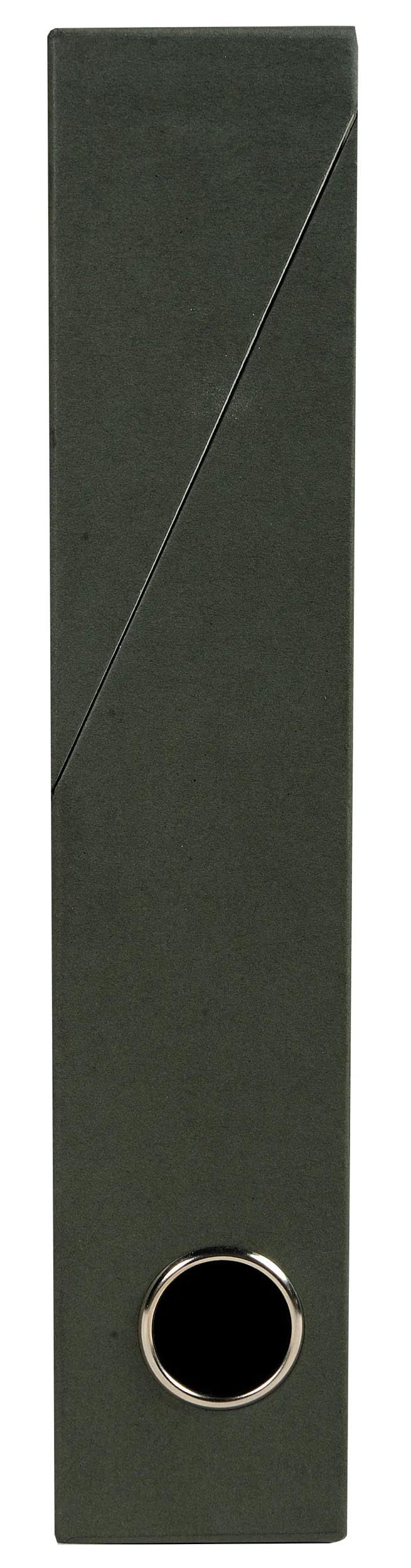Exacompta 5 Scatole Transfer Carta Effetto Tela A4 Dorso 120 mm Nero