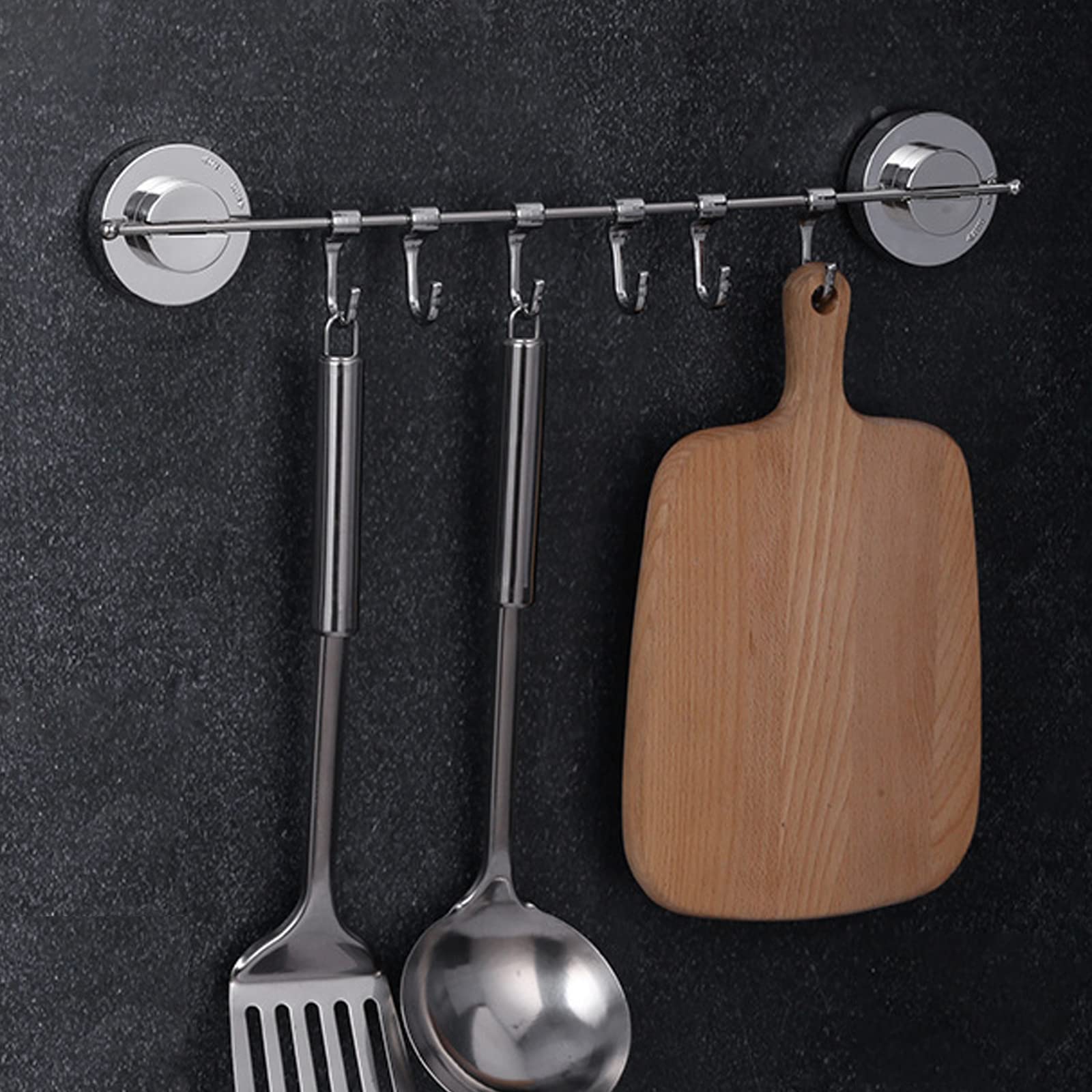 Amazon.co.jp: 壁 傷つけない吸盤 フック キッチン 強力 真空 強力