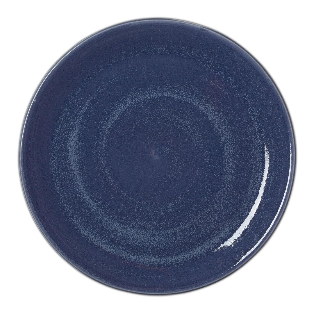 Assiettes de table Steelite Revolution Bluestone 28 cm vaisselle céramique design Lot de 12