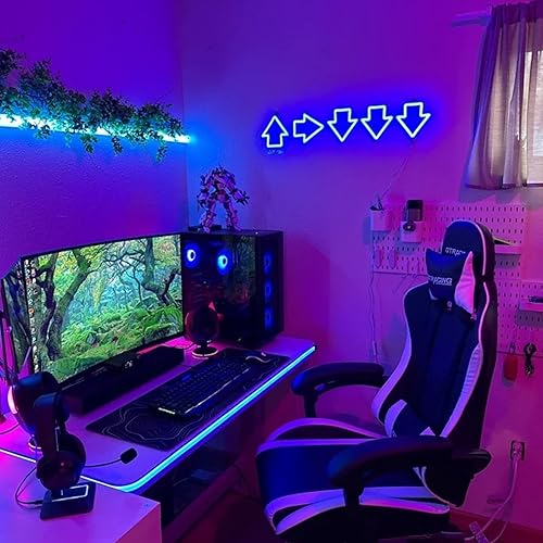 Miniatura 11 de Letrero de neón de arcade, decoración de sala de juegos de arcade, letrero iluminado por USB para transmisión, cueva de hombre, regalo para Arcade20