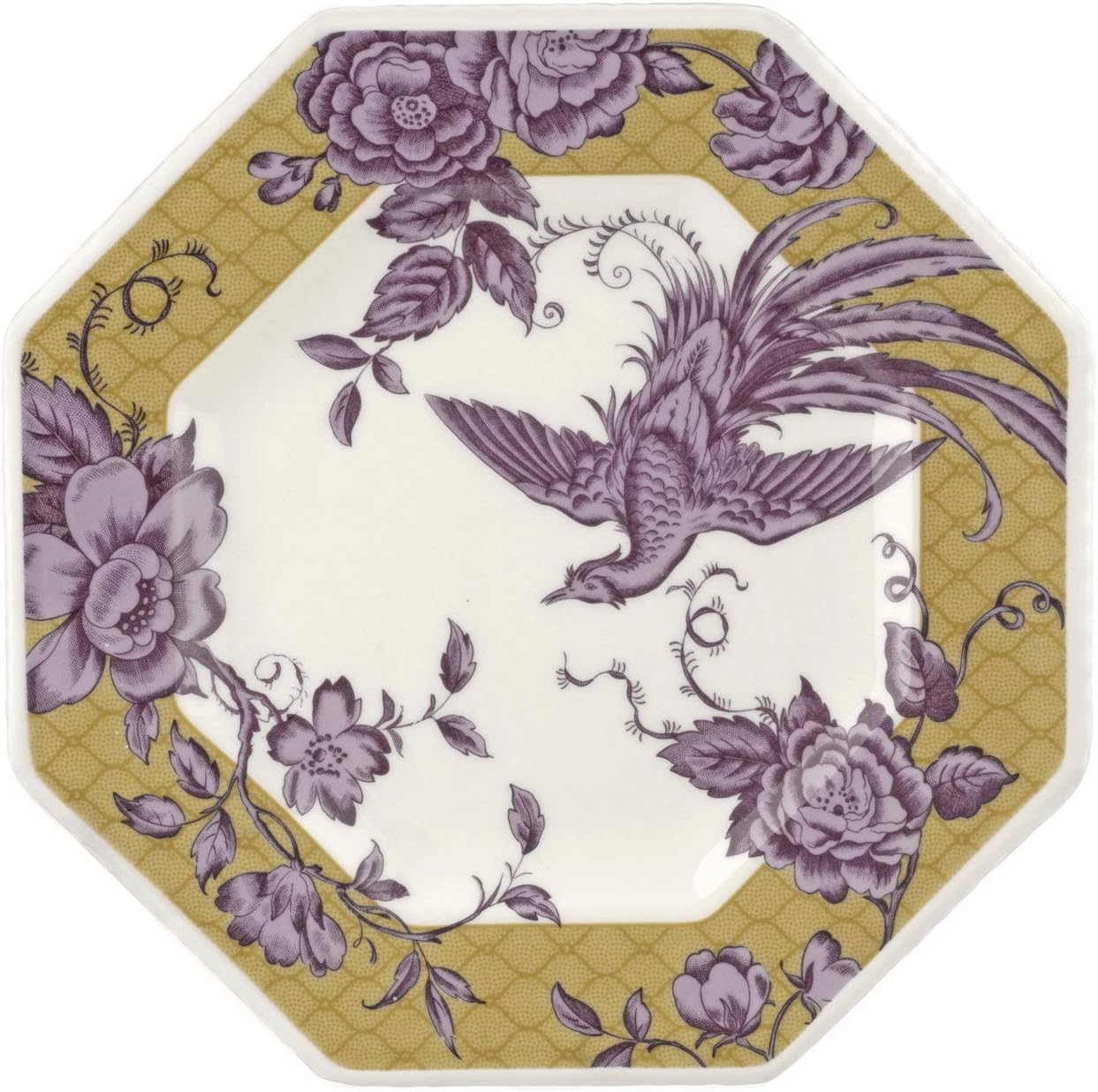 Portmeirion Home & Gifts KINTE83090 Octagonal Plate, Ceramic, Teal - Image 4