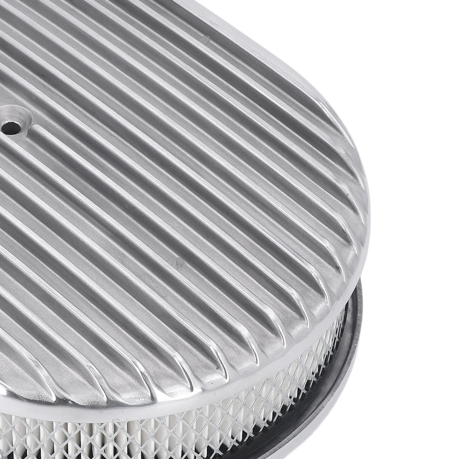 Filtr Powietrza 12-calowy Owalny Zamiennik ze Stopu Aluminium dla Hot Rod