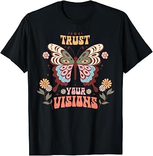 Arte Colorido de Mariposas con Frase Motivacional Camiseta gráfica económica