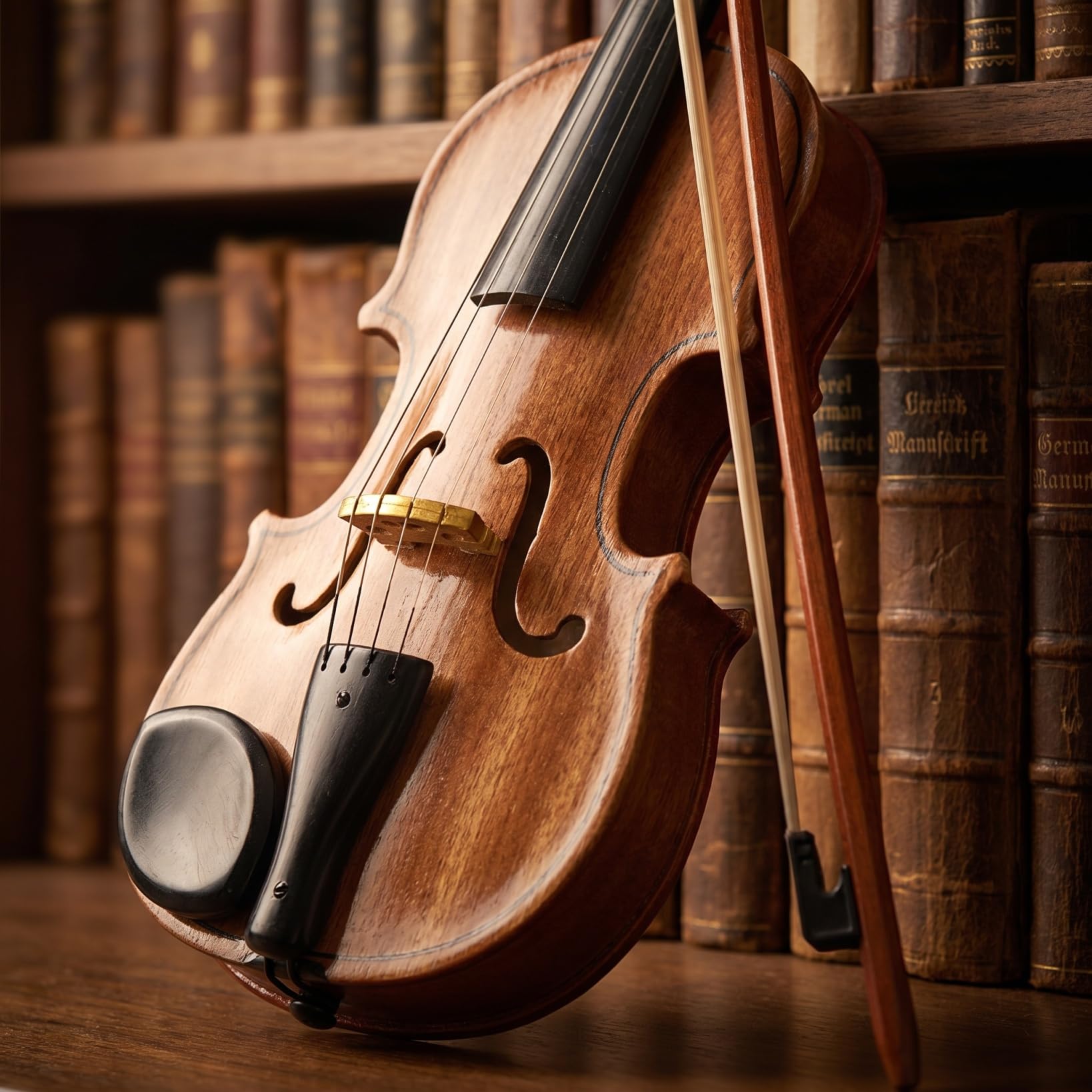 Vaguelly 1 Unidad Violín De Madera Juguete Infantil Guante Principiante Pequeño Instrumento Musical Juguete Infantil Guante De Madera Marrón Claro