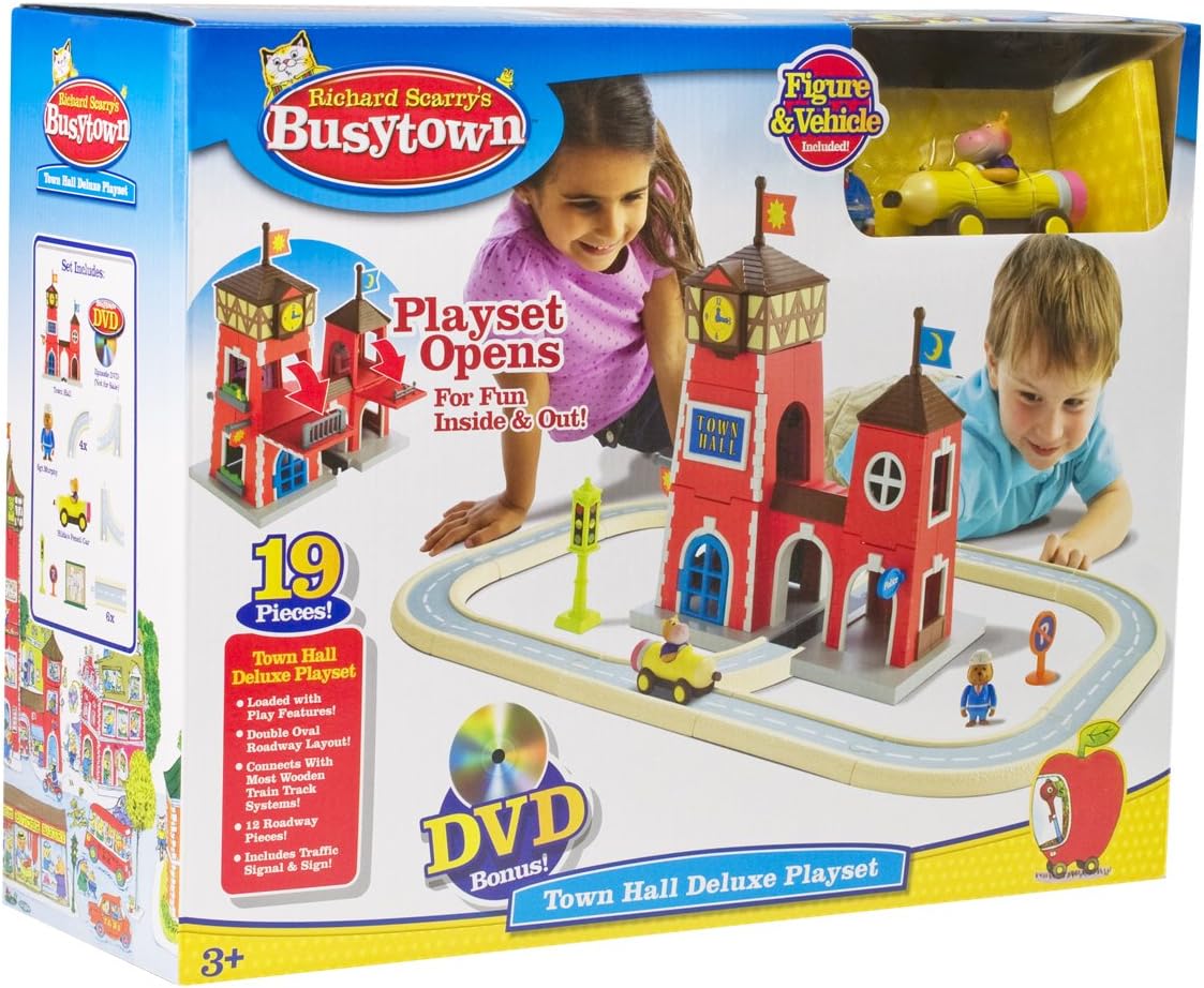 Busytown Town Hall Play Set Amazon.co.uk Toys & Games