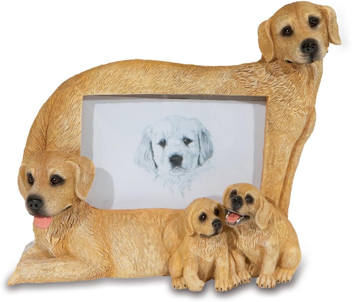 Cadre Photo Figurine Chien Labrador pour Décoration Maison Salon