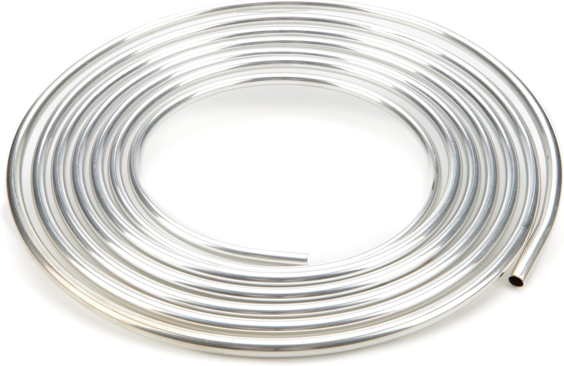 25 Ft Roll Of Copper Nickel Fuel / Transmission Line Coil. 1/2" O.D. Tube - Foto 4