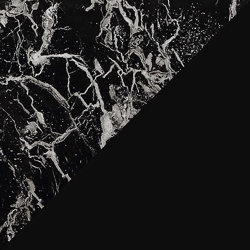 Miniatura 7 de Convenience Concepts Oxford - Mesa consola con 1 cajón con estantes, mármol sintético negronegro