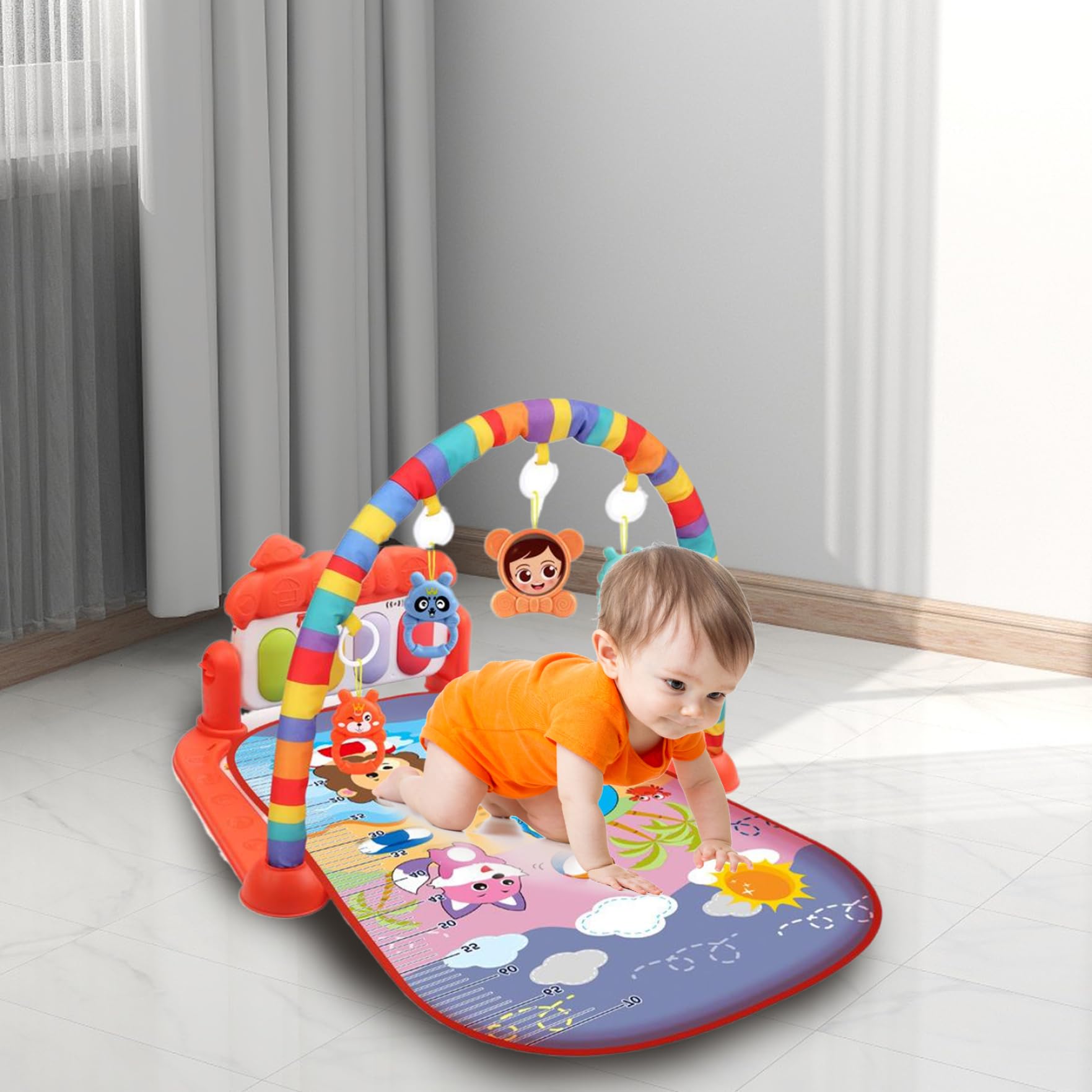 Centre d'activité pour bébé avec Music et léger et Facile Le Tapis de Jeu de Gym