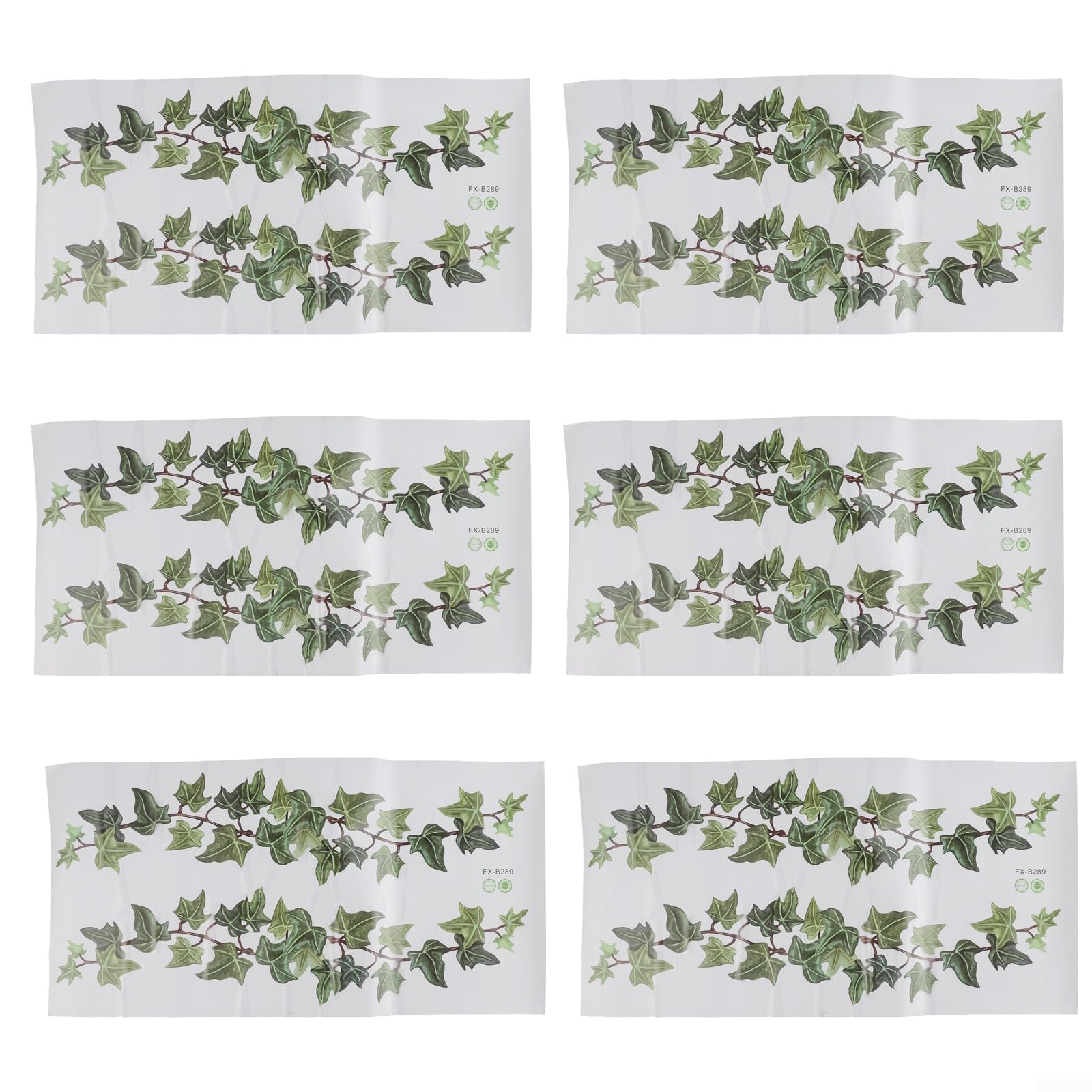 Muurstickers Tropische Plant Muursticker Decoratieve Groene Bladeren Grote Wanddecoratie Woonkamer Kantoor Slaapkamer Ramen