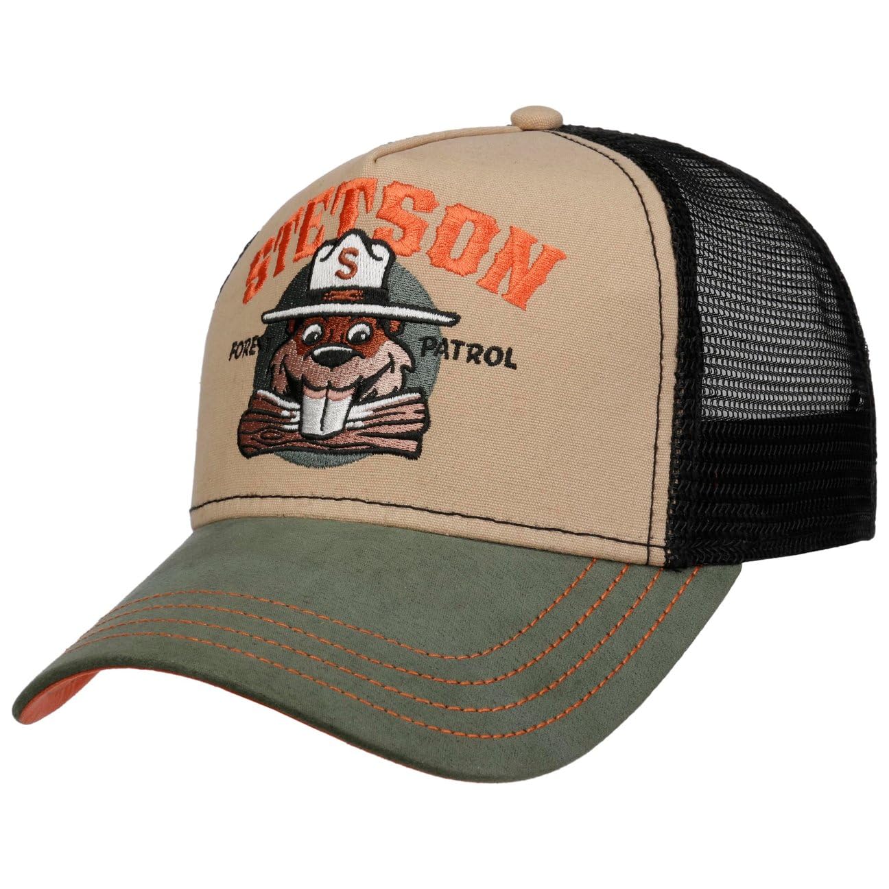 Stetson Forest Patrol Trucker Cap Herren Baumwolle Verstellbare Snapback American Style Sommer Winter