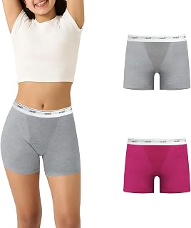Teenage Girl's Long Boyshort Underwear Stretchable Cotton Briefs Boy Leg Big Girl's Panties Combo Pack (Pack of Any Random... Price In India