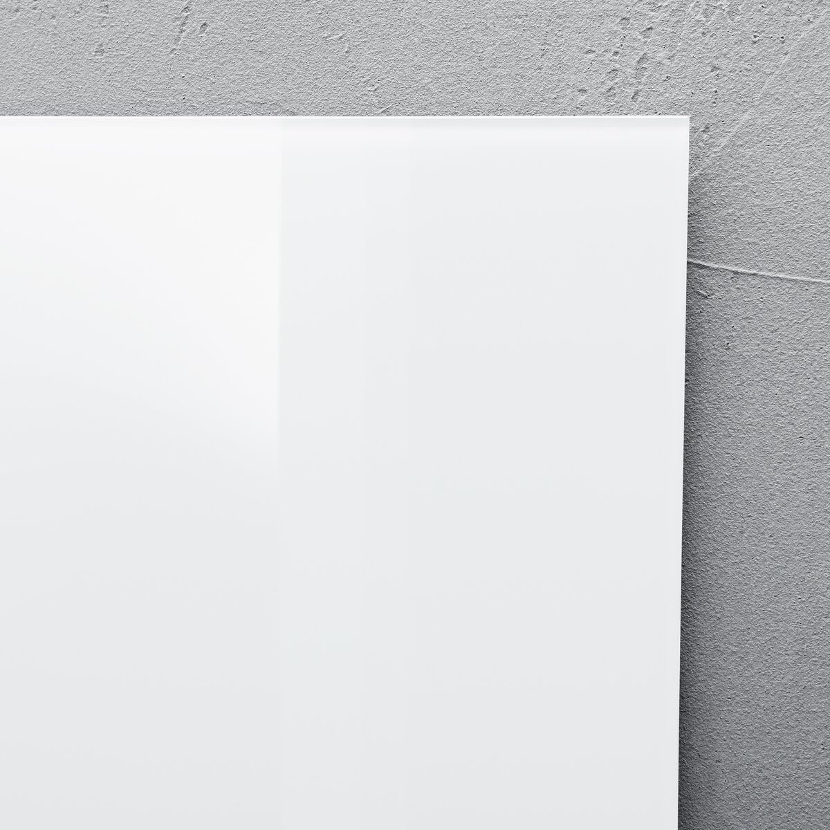 SIGEL GL241 magnetyczna szklana tablica suchościeralna/tablica, 130 x 55 cm, czysta biel - Artverum