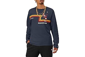 Champion Men's Long-Sleeve Vintage Graphic Tee For Men