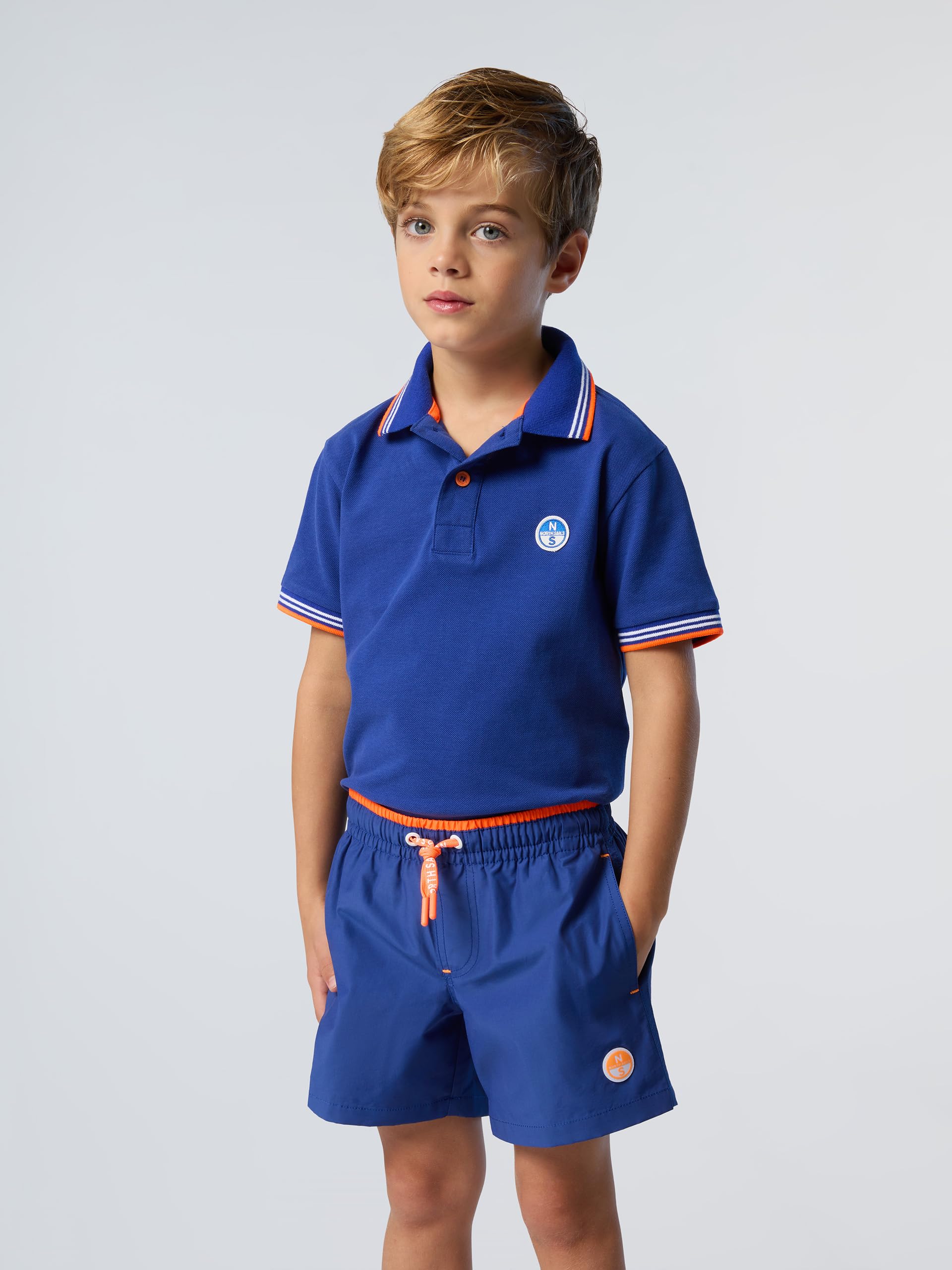 NORTH SAILS Boxer Mare Bambino in Cotone e Nylon Riciclato
