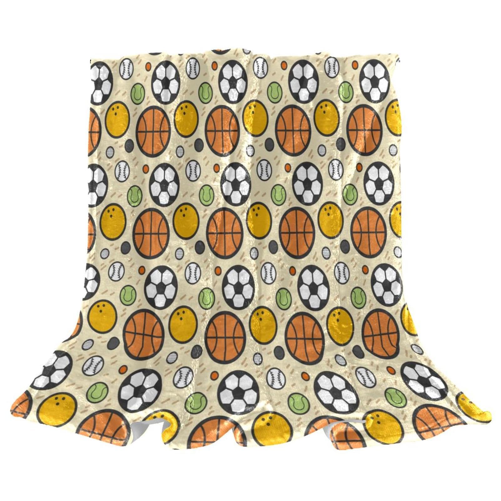 Couverture polaire football et basket pour offrir un plaid doux et chaud aux jeunes sportifs