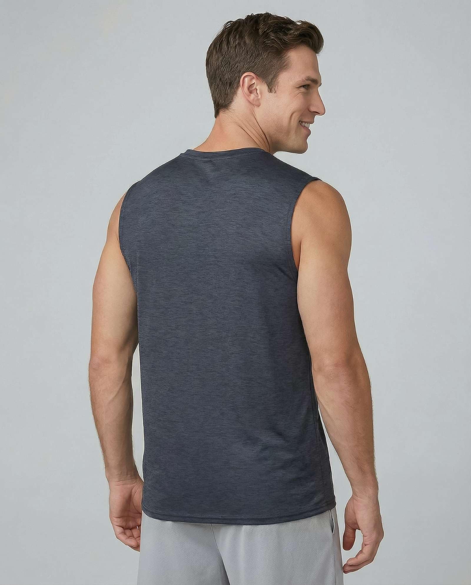 3 & 5 Pack: Men's Dry-Fit Active Athletic Tech Tank Top - Regular and Big & Tall Sizes (S-5XLT)