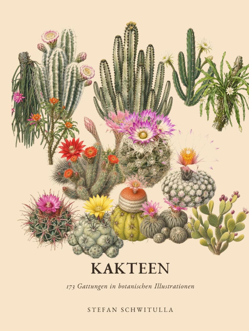 KAKTEEN: 173 Gattungen in botanischen Illustrationen: Ein botanisches Bildlexikon der Cactaceae für Sammler & Liebhaber | Mit Online-Ergänzung zu Pflege & Vermehrung (Botanische Illustrationen)