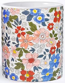 12 Cottage Core Kitchen Ideas for Soft Whimsical Charm 61 Kitchen Utensil Holder,7.2″Extra Large Stable Vintage Floral Pattern Cer...