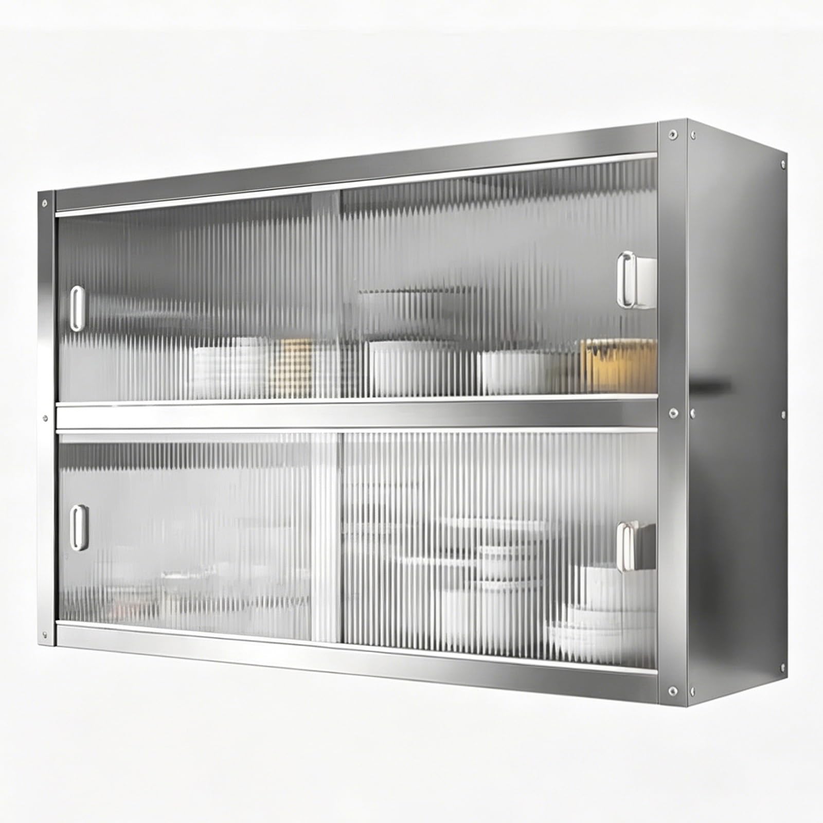 Armoire murale de garage et cuisine, rangement en inox pour organiser votre atelier de bricolage