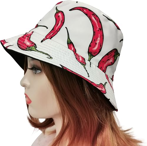 Miniatura 2 de Sombrero de pescador reversible de doble cara con estampado unisex
