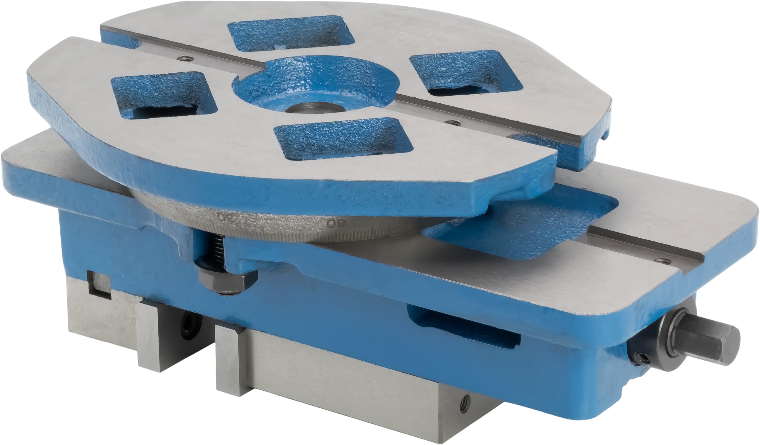 CME CNC Milling Vise with Swivel Base, Angle Lock Design, 3