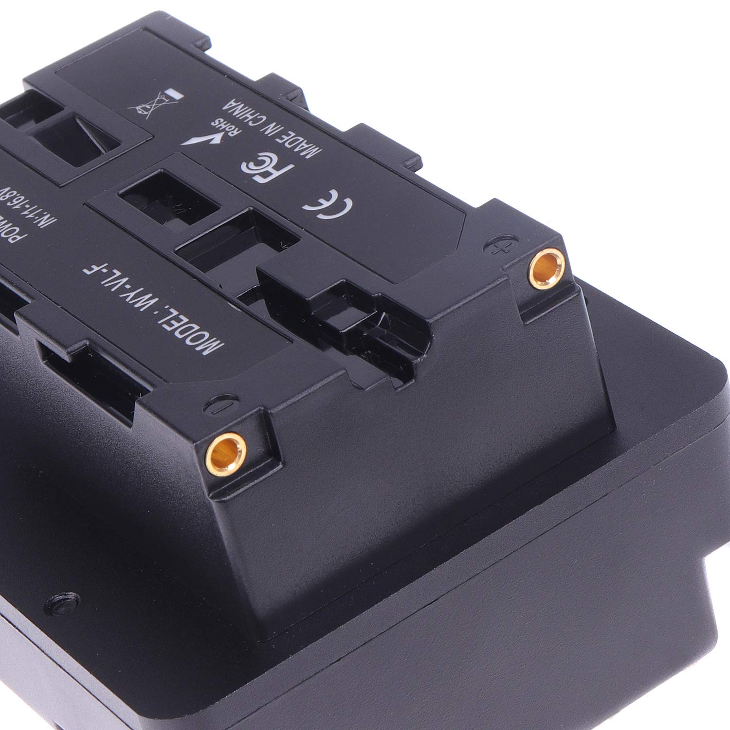 Fotga V-Lock D-Tap Adaptateur de plaque de batterie de poche pour batterie Sony NP-F pour alimentation V-Mount Moniteur d'appareil photo