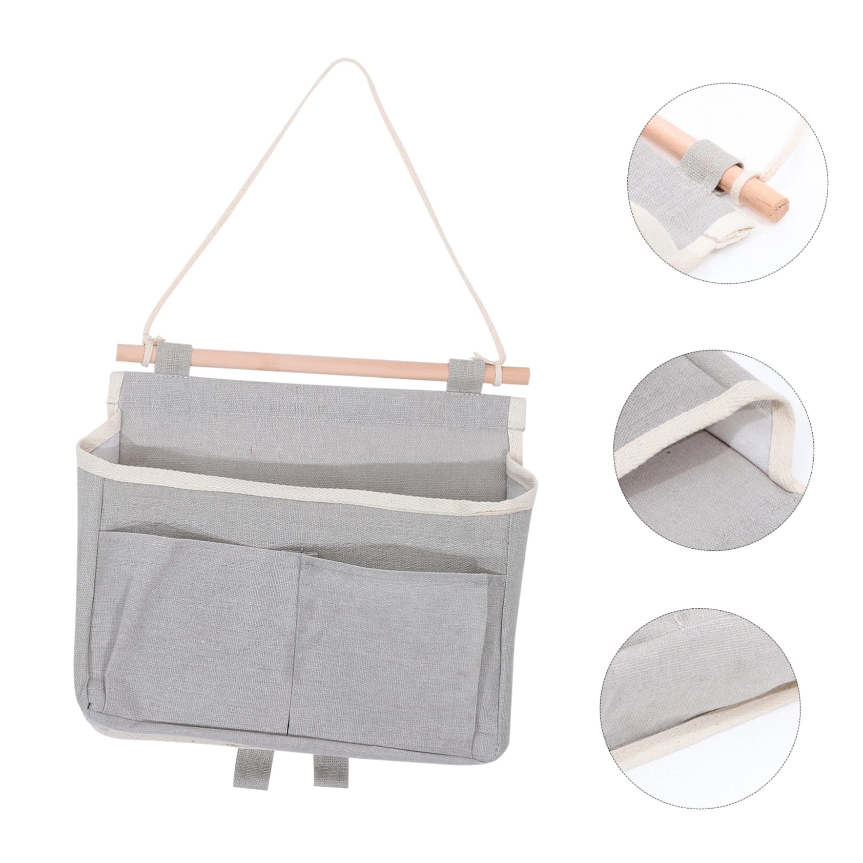 Amosfun 5 Ganci Portaoggetti Da Appendere Alla Porta Della Dispensa Borsa Portaoggetti Per Occhiali Banconote Chiavi Grigio Organizer Per Articoli Vari Del Dormitorio