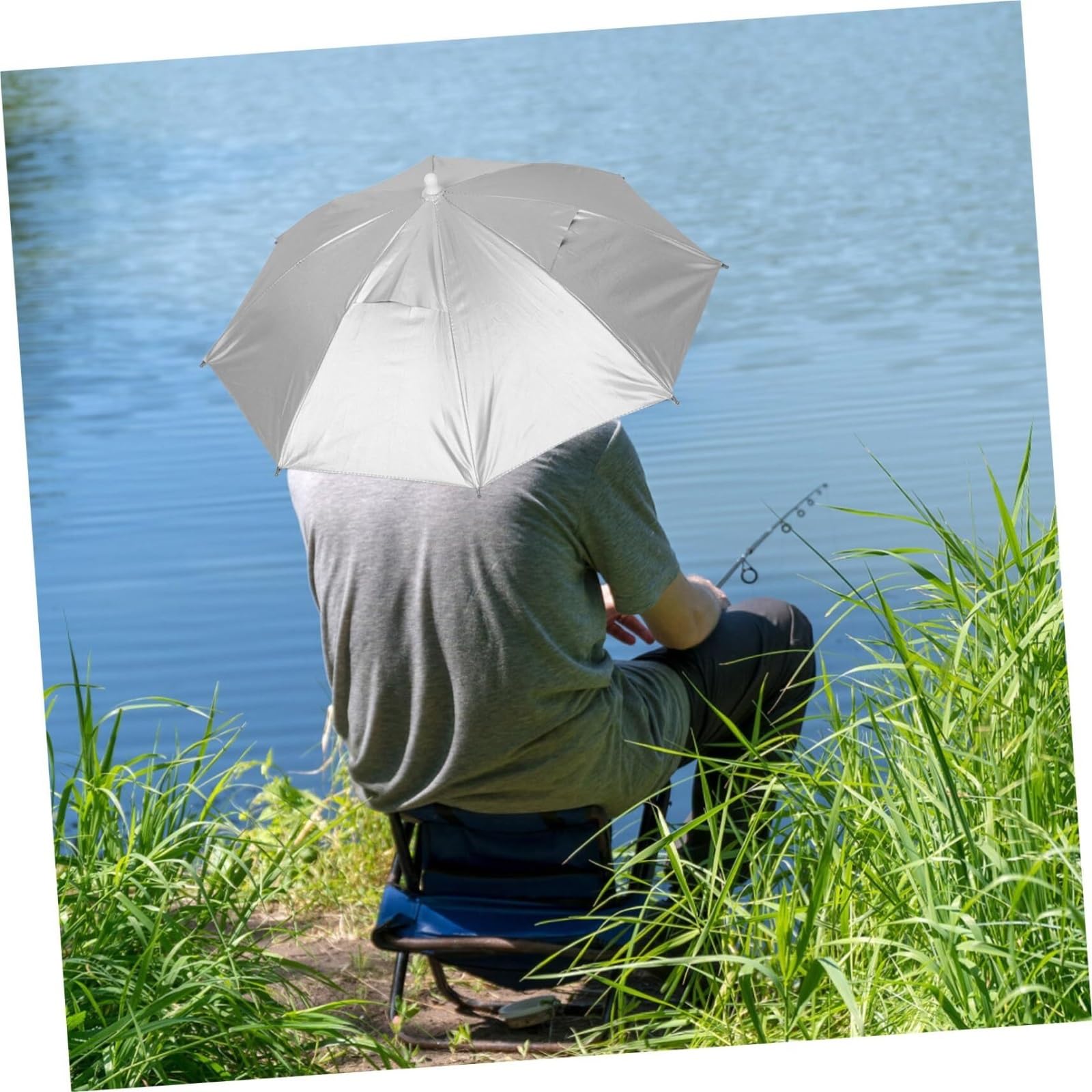 Przeciwsłoneczny Parasol Wędkarski Wędkarski Parasol Przeciwsłoneczny, Przenośna Czapka Na Plażę Świeżym Powietrzu Ogrodnictwa