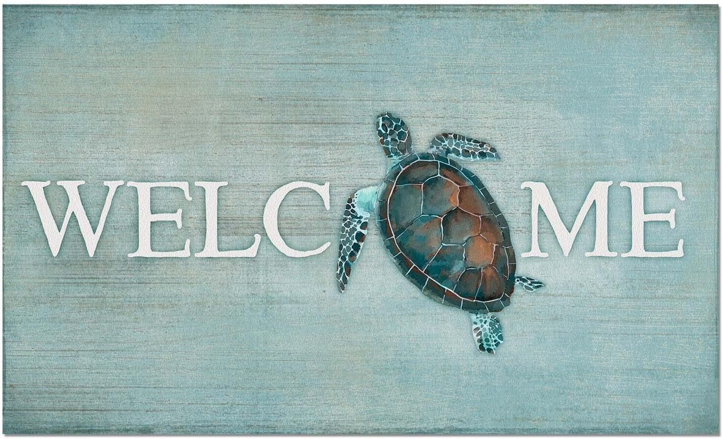 Amazon.com: Vandarllin Farmhouse Rustic Old Barn Wood Doormats Indoor ...