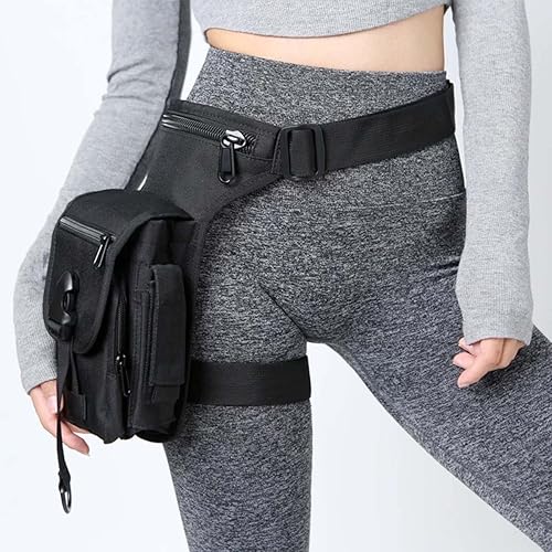 Waterproof Motorcycle Thigh Bag for Men Women - Drop Leg Bag with Adjustable Strap,Thigh Pack for Riding, Outdoor Sports, and Travel - Secure Leg
