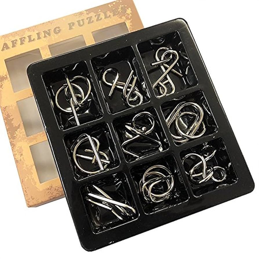 【新品】知恵の輪・steel puzzle 3セット 新品】知恵の輪・steel puzzle 3セット 新品】知恵の輪・steel