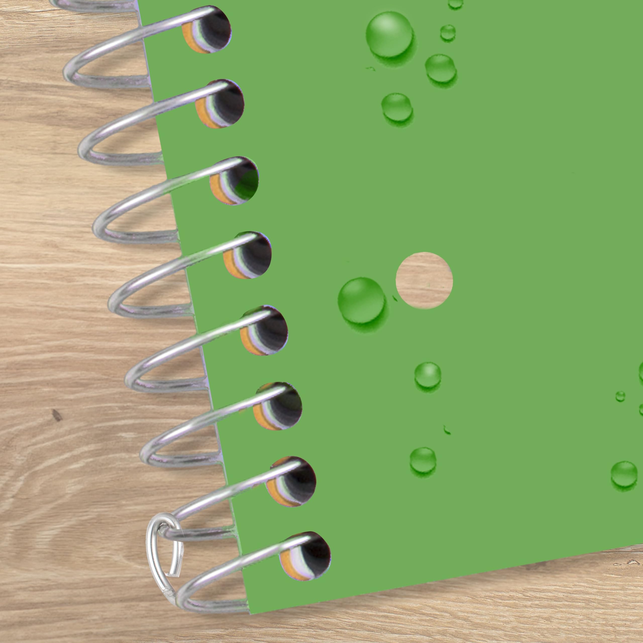 Five Star Cuadernos en espiral, paquete de 6, 1 materia, papel rayado universitario, combate el sangrado de tinta, cubierta resistente al agua, 8-1/2 x 11 pulgadas, 100 hojas, negro, rojo, azul,