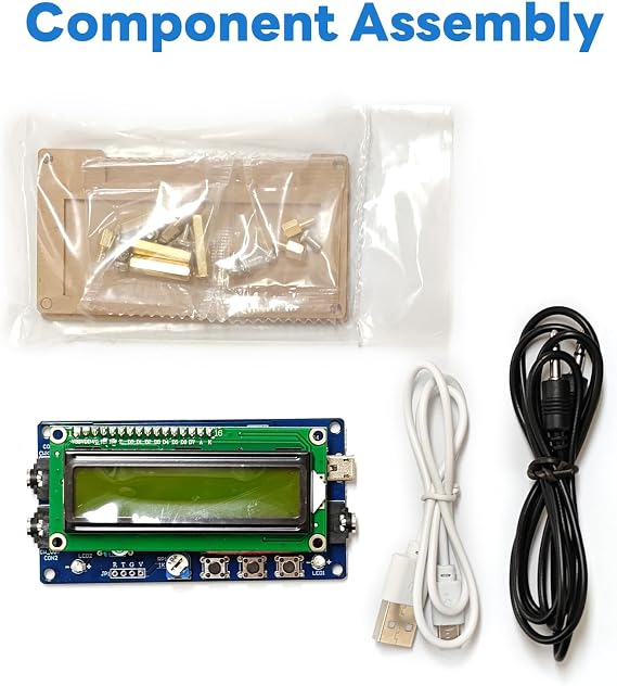 Soldering Practice Kit Morse Code Decoder CW Morse Code Practice CW Audio Input Excellent Soldering Practice Project Ideal for School Teaching and Beginners (Soldering)