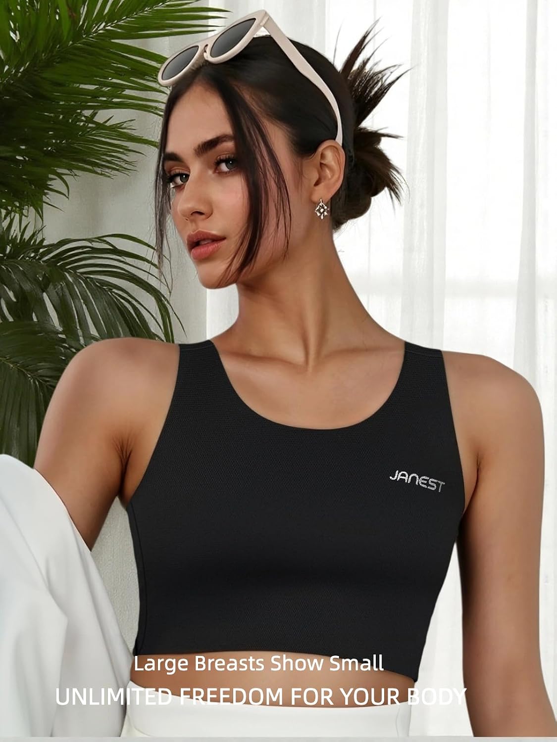 Chest Binder for Women,FTM Binder Bra,Seamless Swim Binder,Comfort Breathable Transgender Breast Binder Large Breast