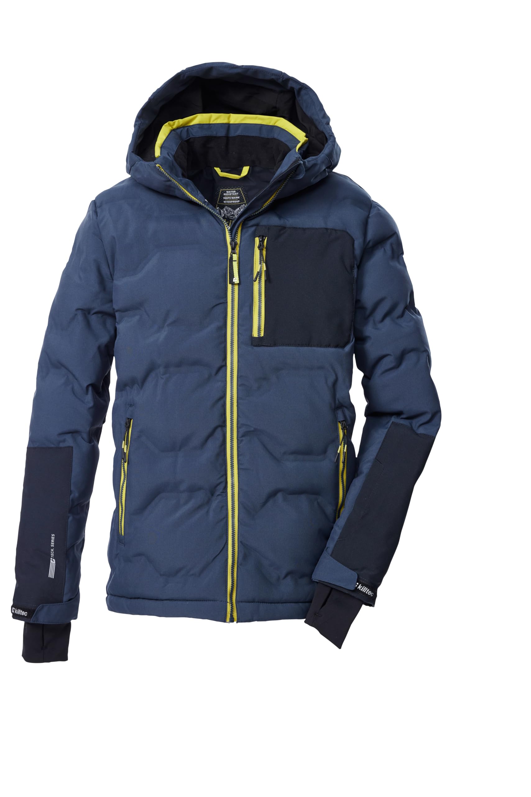 Killtec Ksw 203 Bys Qltd Jckt Giacca da sci trapuntata/giacca funzionale con cappuccio e paraneve Bambini e ragazzi