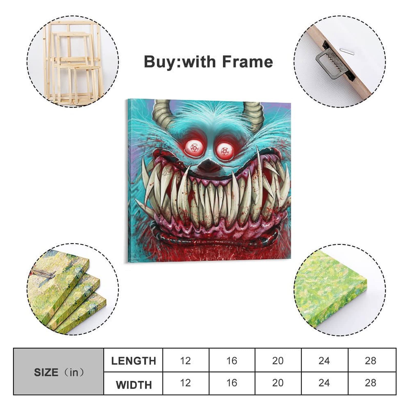Amazon.co.jp: アートパネル 装飾画 モンスターズ・インク アート