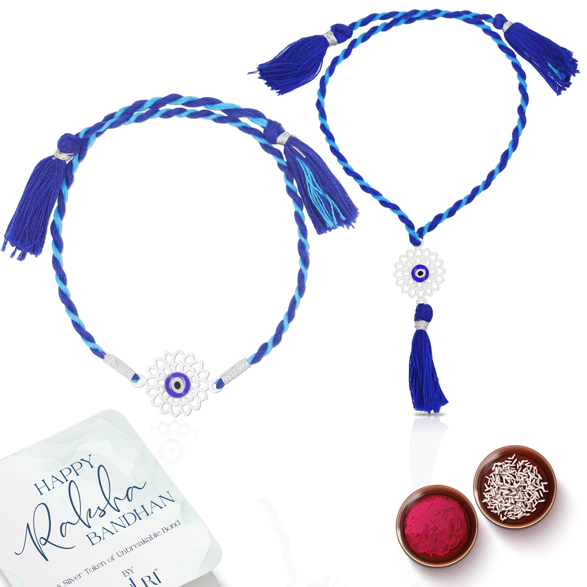 See full amazon price history chart for ZULRI Unisex-Adult 925 Sterling Silver Evil-Eye Couple Rakhi For Bhai Bhabhi (Lumba) Cotton Thread | Rakshabandhan Rakhi With Greeting Card & Roli Chawal And Certificate Of Authenticity 925 Silver ZULRI Unisex-Adult 925 Sterling Silver Evil-Eye Couple Rakhi For Bhai Bhabhi (Lumba) Cotton Thread | Rakshabandhan Rakhi With Greeting Card & Roli Chawal And Certificate Of Authenticity 925 Silver (B0D9P4M6YP) Amazon Price History, Amazon Price Tracker