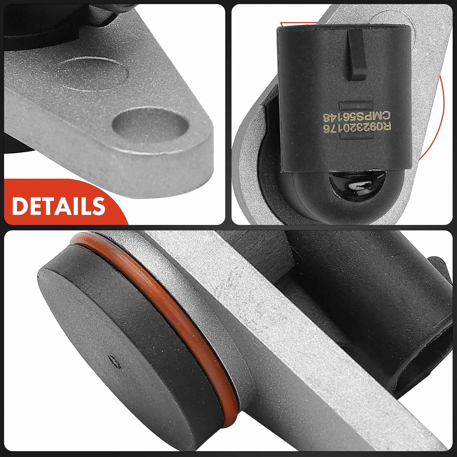 A-Premium Engine Camshaft Position Sensor Compatible with Buick LaCrosse Lucerne Regal Impala Camaro & Acura SLX & Honda Passport & Oldsmobile Intrigue & Pontiac, FWD 4WD RWD, Replace# 10456148