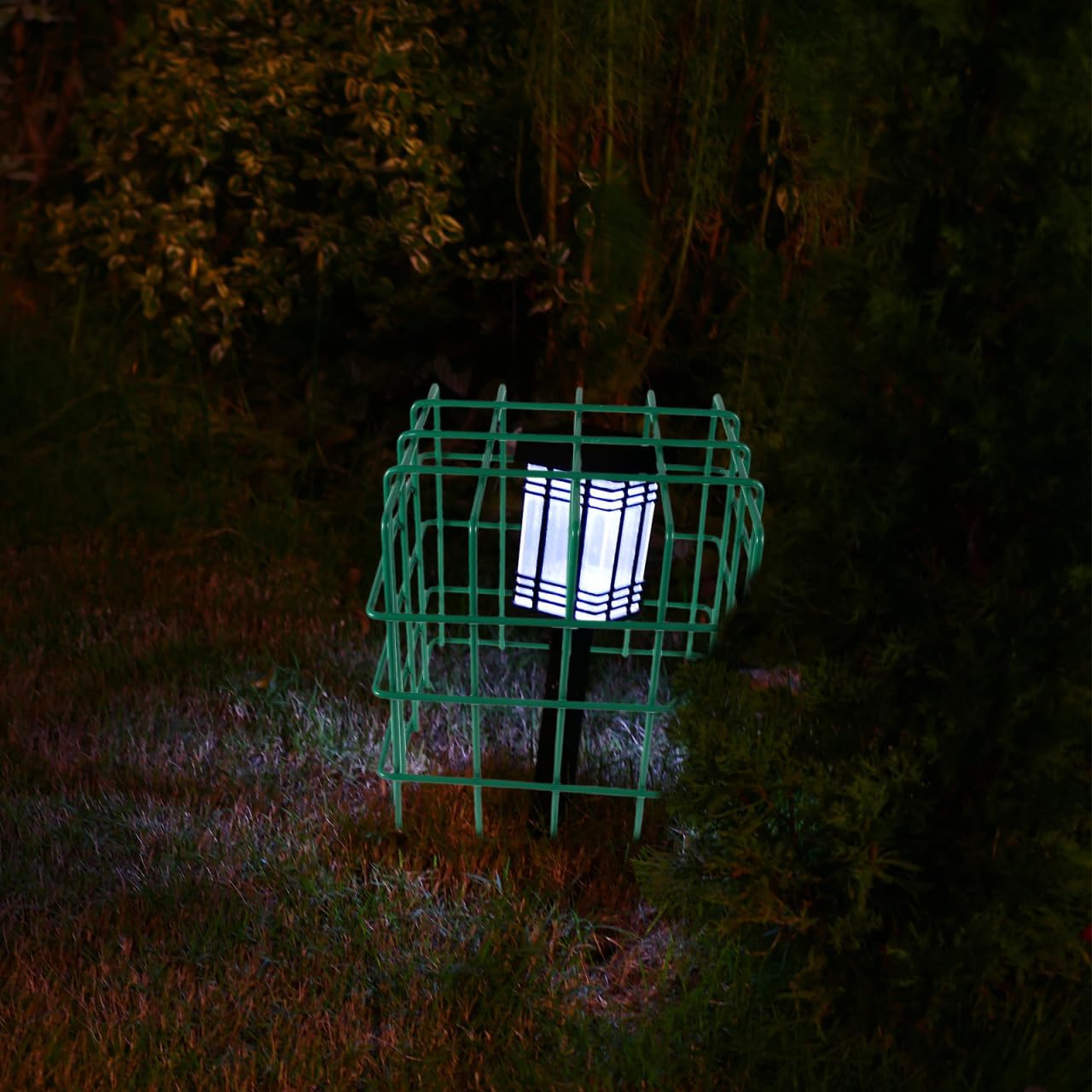 balacoo Landscape Lighting Wire Guard Durable Protective Cage for Ground Solar Lamps Optimal Light Resistant Design for Pathways Yards and Parks