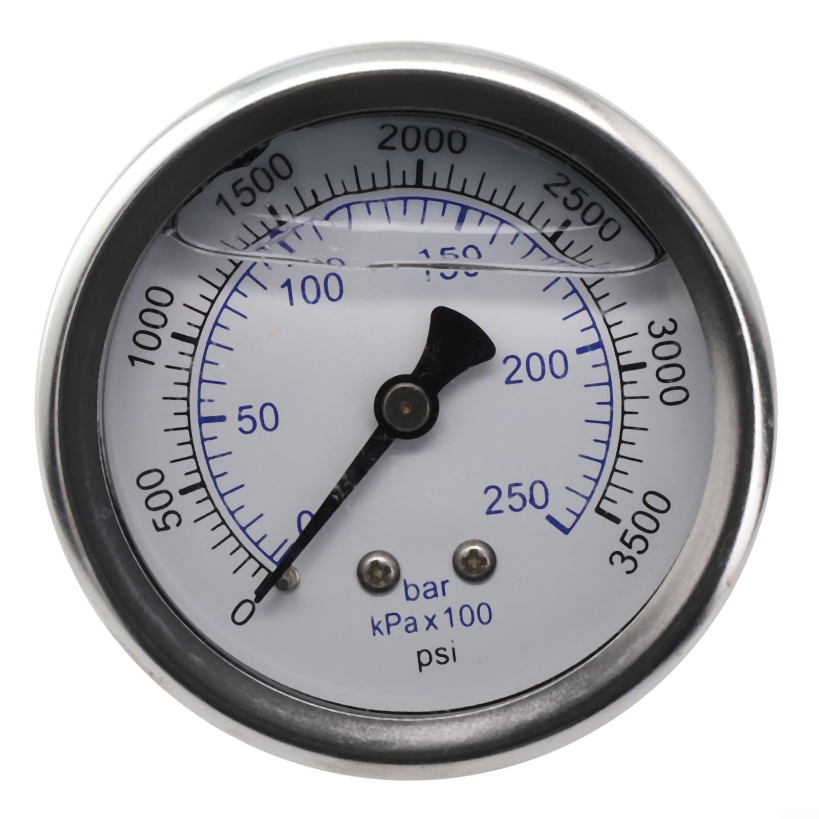 EasyByMall Hochdruckreiniger-Manometer, 250 Bar/3500 Psi, M14 x 1,5 Gewinde, für 2/3/4/5,5 kW Hochdruckreiniger