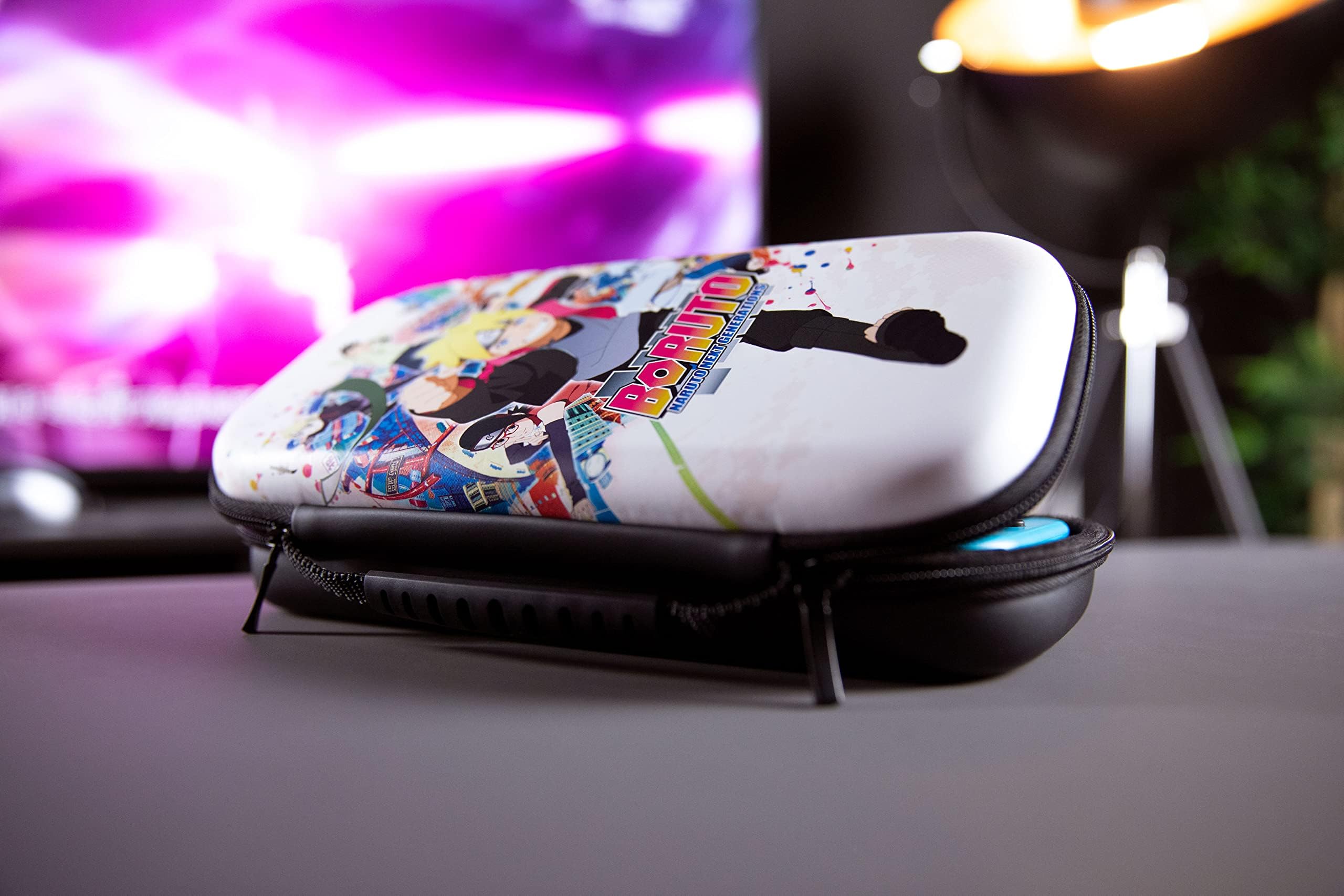 Konix My Hero Academia Funda de protección y Transporte para Nintendo Switch, Switch Lite y Switch OLED - 8 Juegos - Diseño My Hero Academia - Negro — view 124