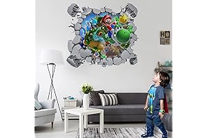 Exclusive Super Mario Decals: A Wall Art Adventure for Boys