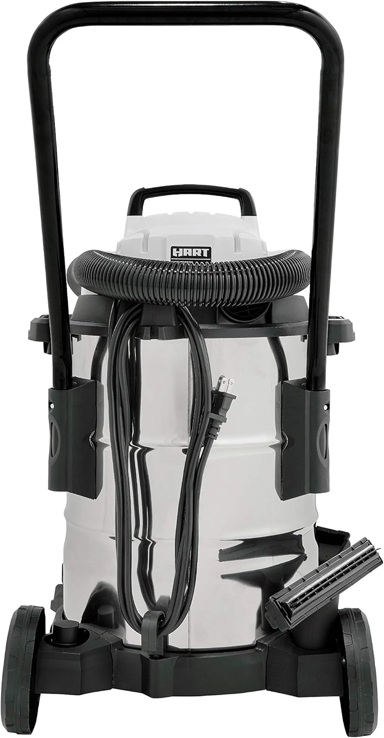 8 Gallon Stainless Steel Wet & Dry Vacuum 6.0 Peak HP