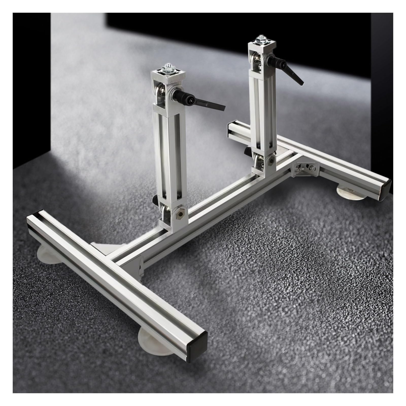 actuador lineal, Soporte De Motor Alternativo Ángulo Ajustable, Bricolaje, Con Doble Columna Y Ventosa For Fijo Movimiento Lineal(One Head)
