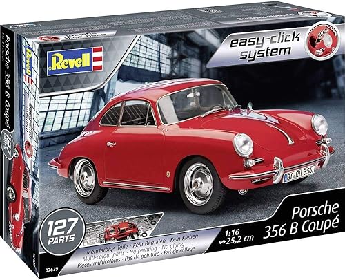 Revell RV07679 Porsche 356 Coupé (Easy Click) Kit de modelo