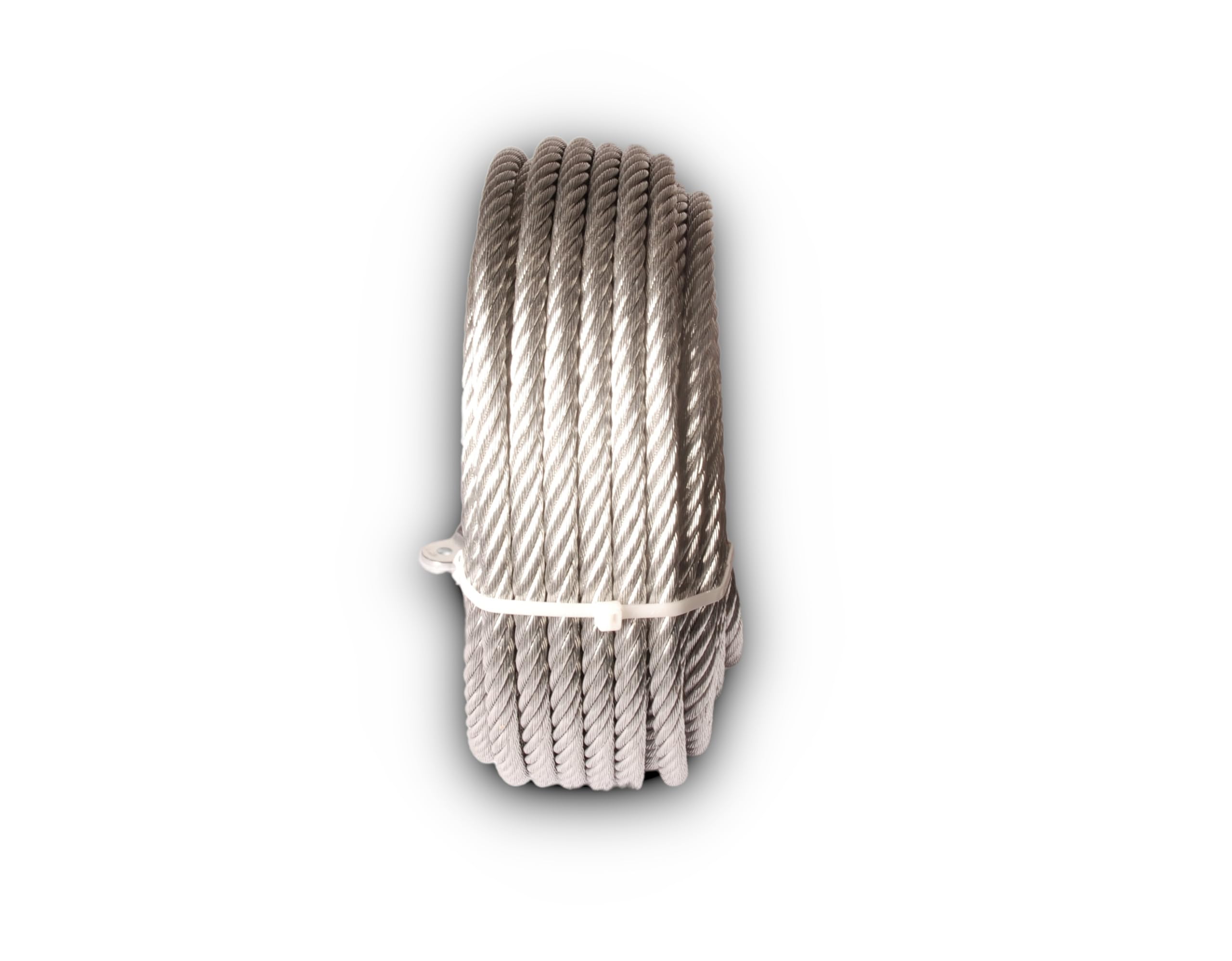 Chapuis - Câble de Traction Non Gainé - Acier Dur Galvanisé - Charge de Travail Indicative 160 kg - Diamètre 4 mm - Longueur 50 m - Levage et Remorquage